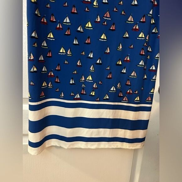 Leota Nouveau Sheath in Ahoy Nautical Dress NWT size 1L (16/18W) - Picture 10 of 13